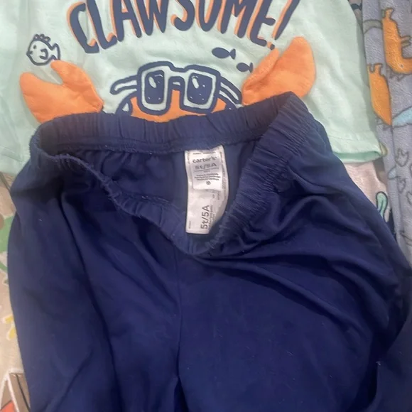 Boys 5T Pajamas Bundle Carters, and Gap Brands. - Picture 5 of 12
